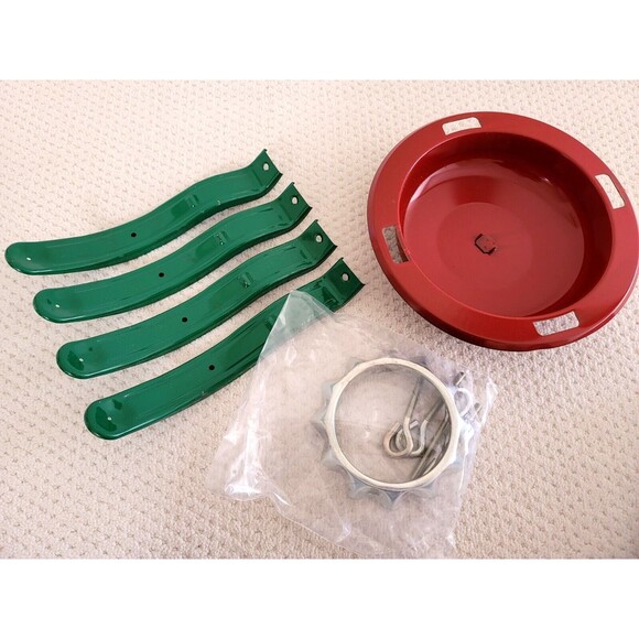 Vintage NEW NOS National Metal Industries Christmas Tree Stand, 22" Leg Span USA - Picture 3 of 3